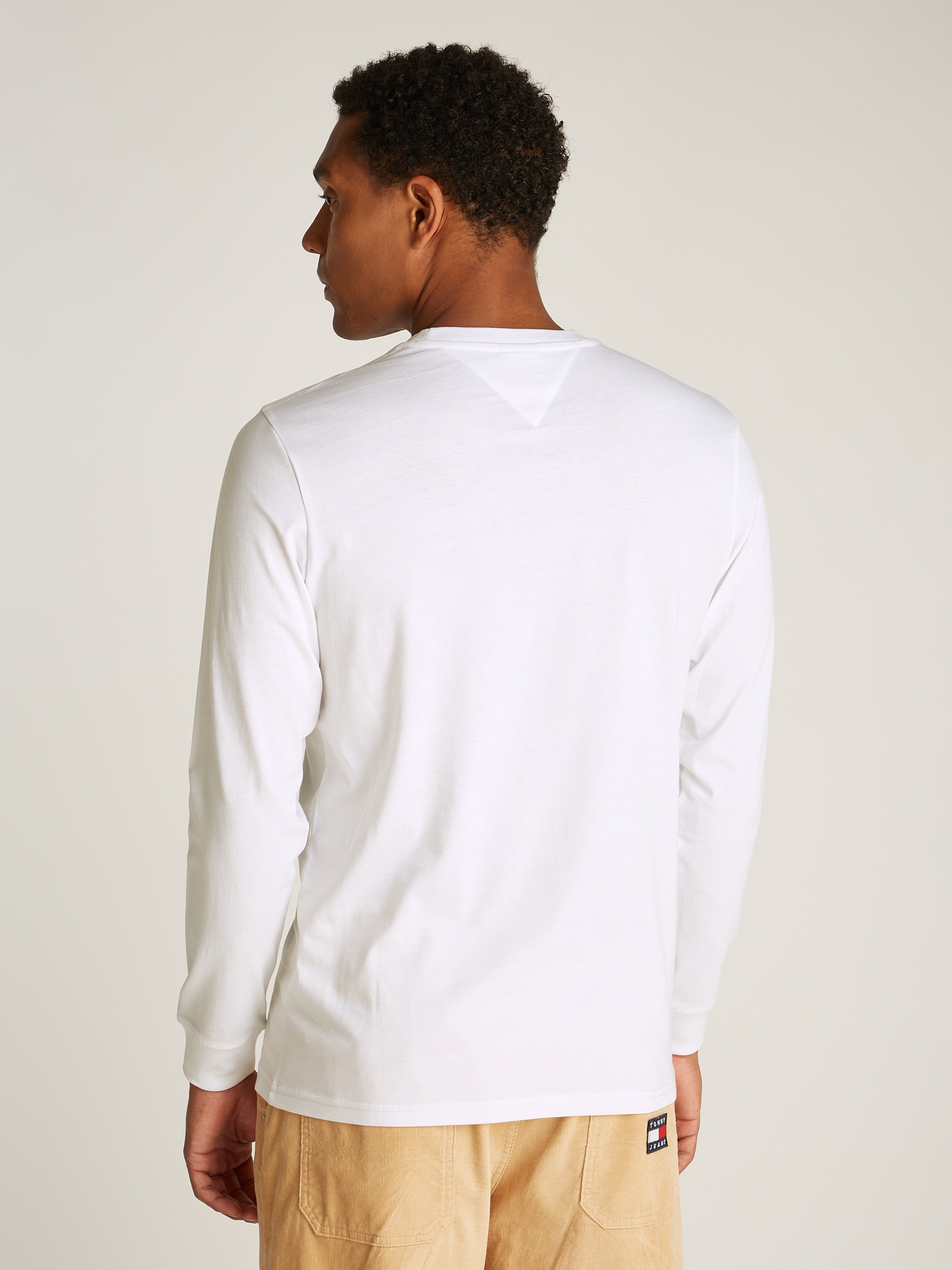 Tommy Jeans Plus Longsleeve »TJM SLIM LINEAR CHST L/S TEE EXT« Grosse Grössen