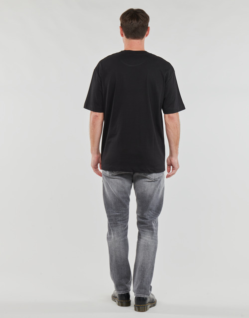 Calvin Klein Jeans - STACKED ARCHIVAL TEE Negro