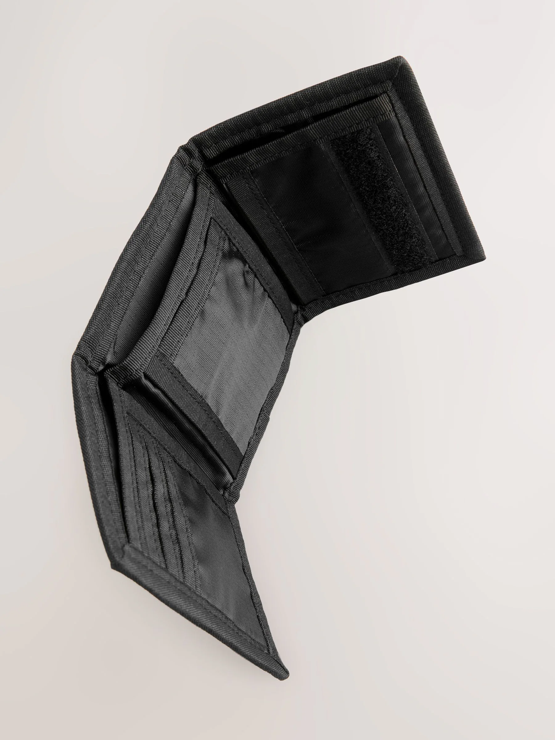 Bruin - Casual canvas portemonnee