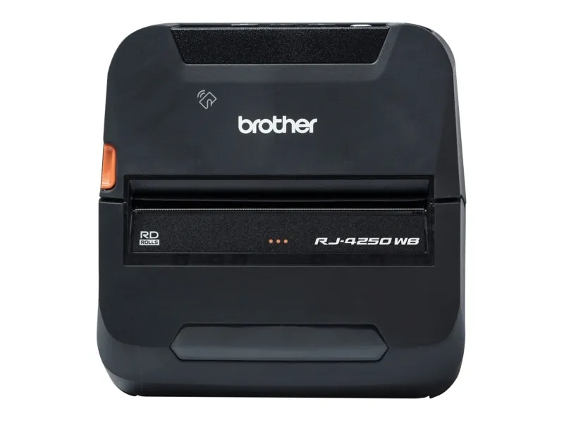 Brother RuggedJet RJ-4250WB - Etiketprinter - direkte termisk - Rulle (11,3 cm) - 203 dpi - op til 127 mm/sek. - USB 2.0, Wi-Fi(n), NFC, Bluetooth 4.2