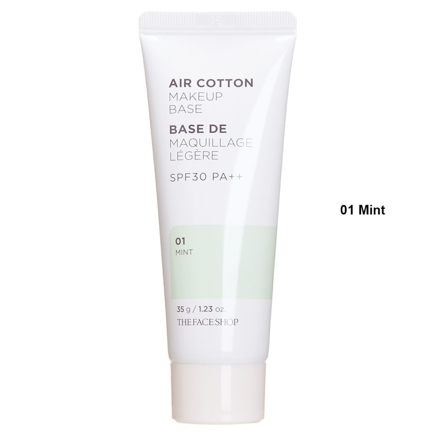 THE FACE SHOP - Air Cotton Makeup Base SPF30 PA++ (2 kleuren)