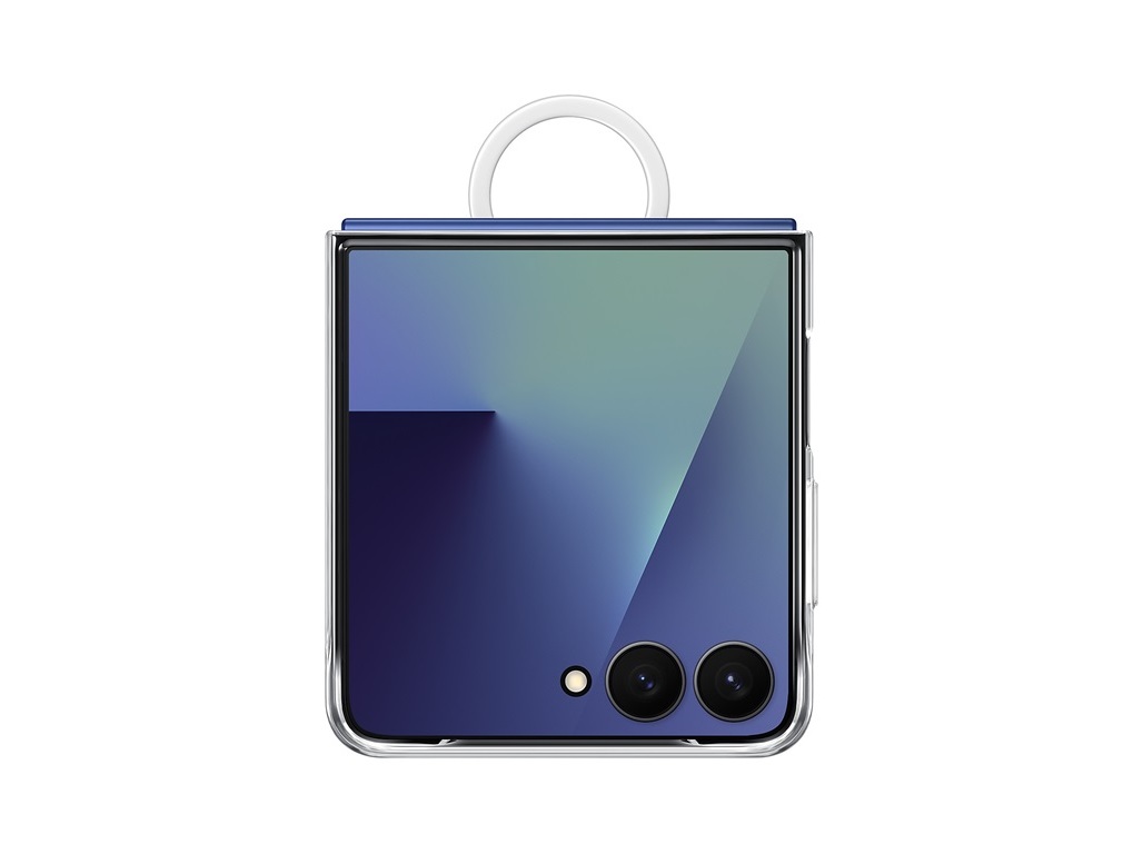 CAPA SAMSUNG TRANSP COM ANEL FLIP 7