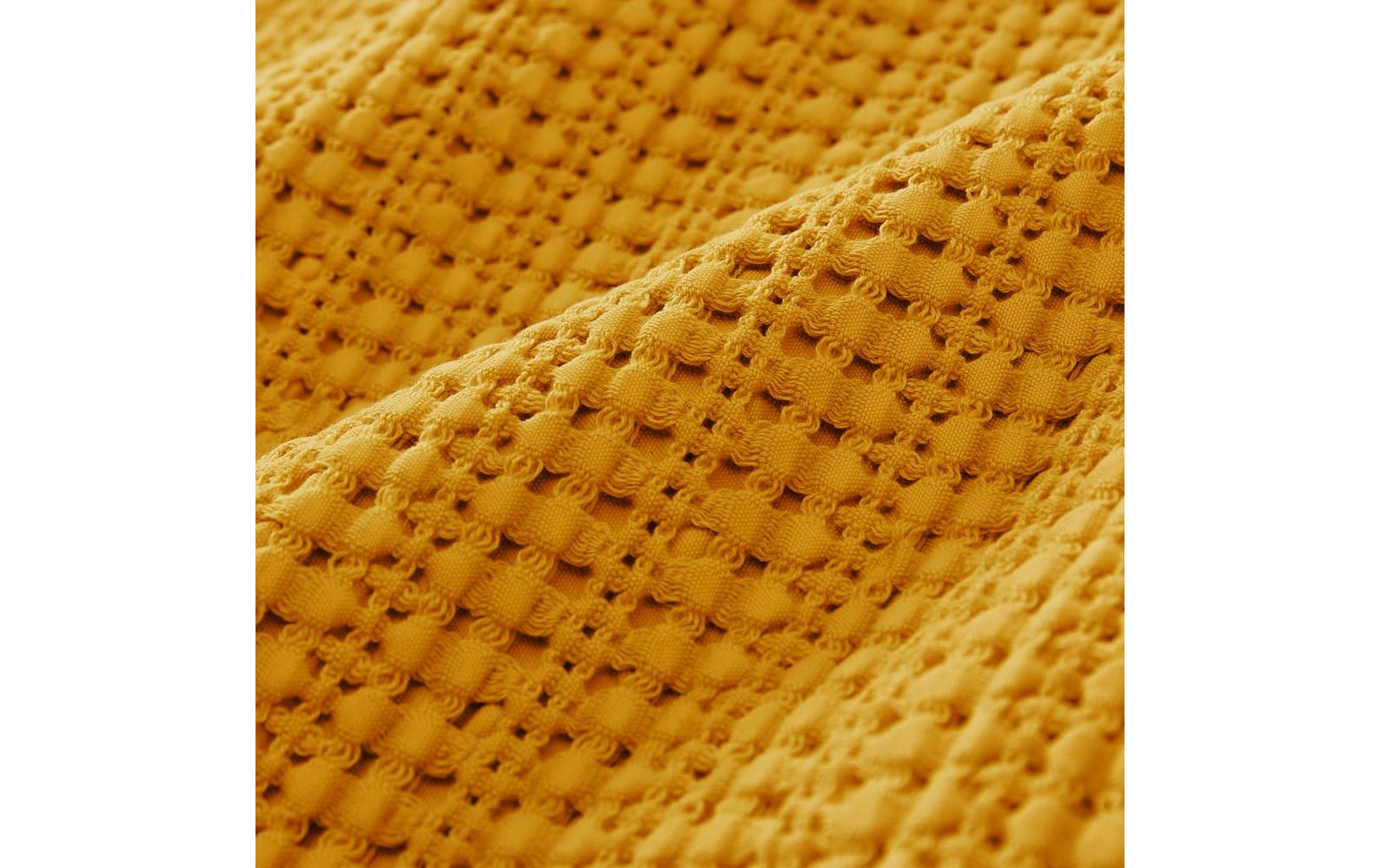 Tagesdecke Anadia 220 x 240 cm, SenfgelbVielseitige Tagesdecke mit Waffelmuster