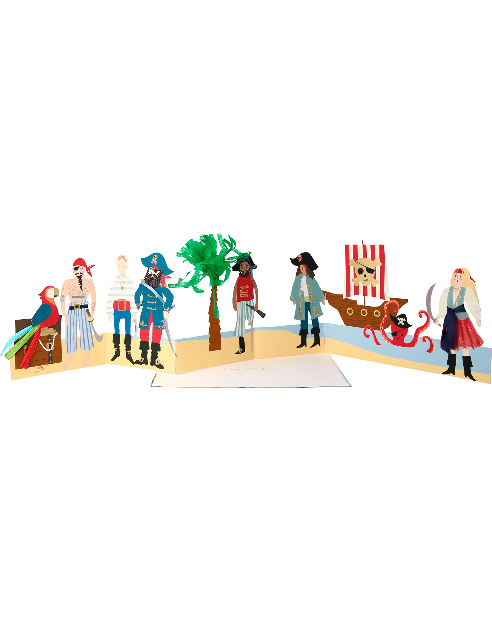 Geburtstagskarte PIRATES