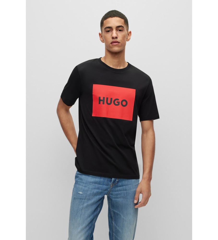 Camiseta preta HUGO Dulive