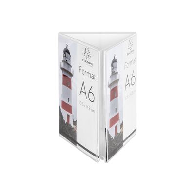 Exacompta Office - Triptyque pour A6 - cristal