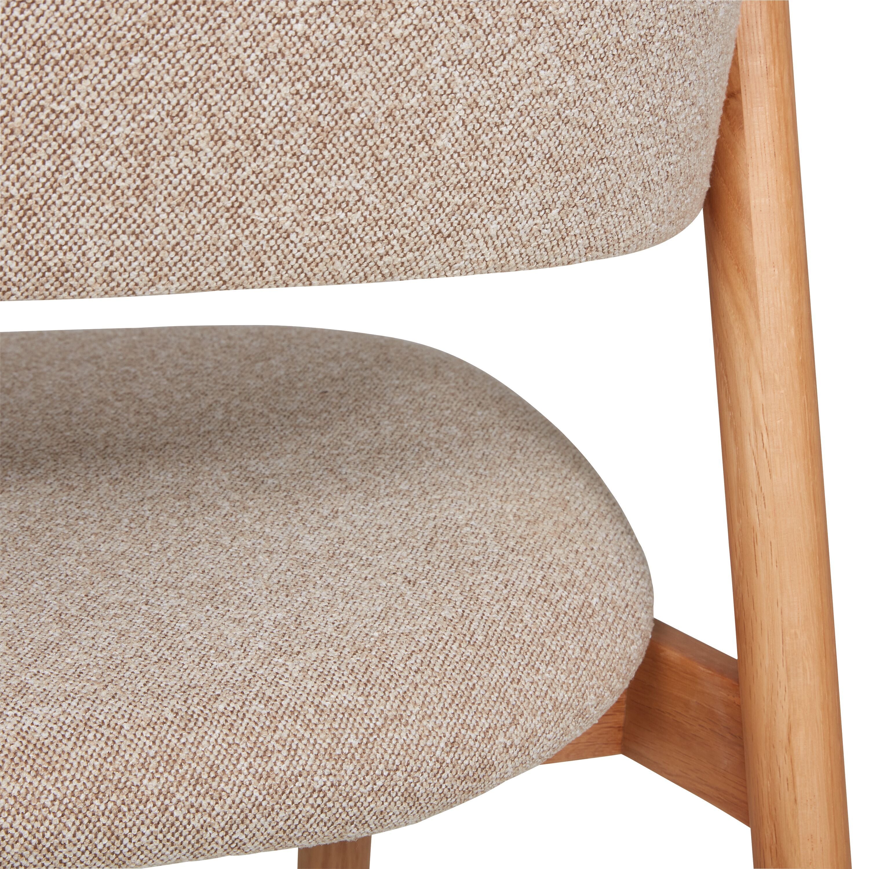ADIRA Stuhl - Natur / B: 53.5 cm x T: 50.4 cm x H: 78.0 cm