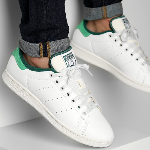 Baskets Stan Smith ID2005 Cloud White Green Cry White