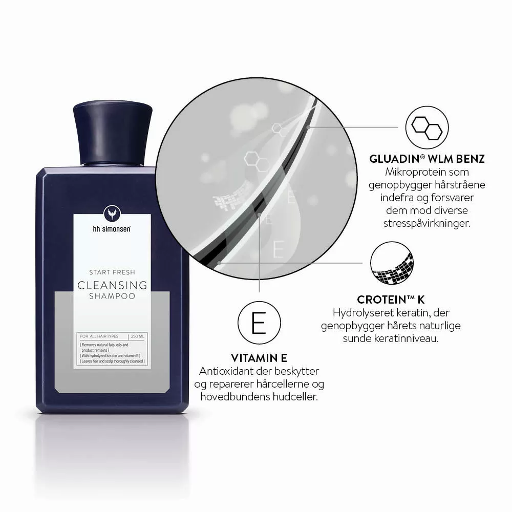 HH Simonsen Cleansing Shampoo - 250 ml.