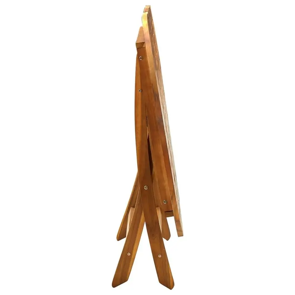 vidaXL - Tuintafel inklapbaar - Bruin - Massief acaciahout - 160 x 85 x 75 cm
