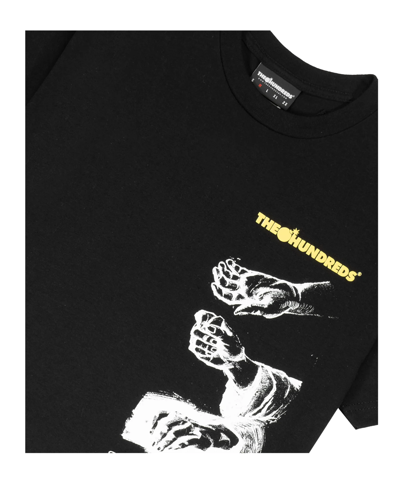 The Hundreds Hands T-Shirt Schwarz