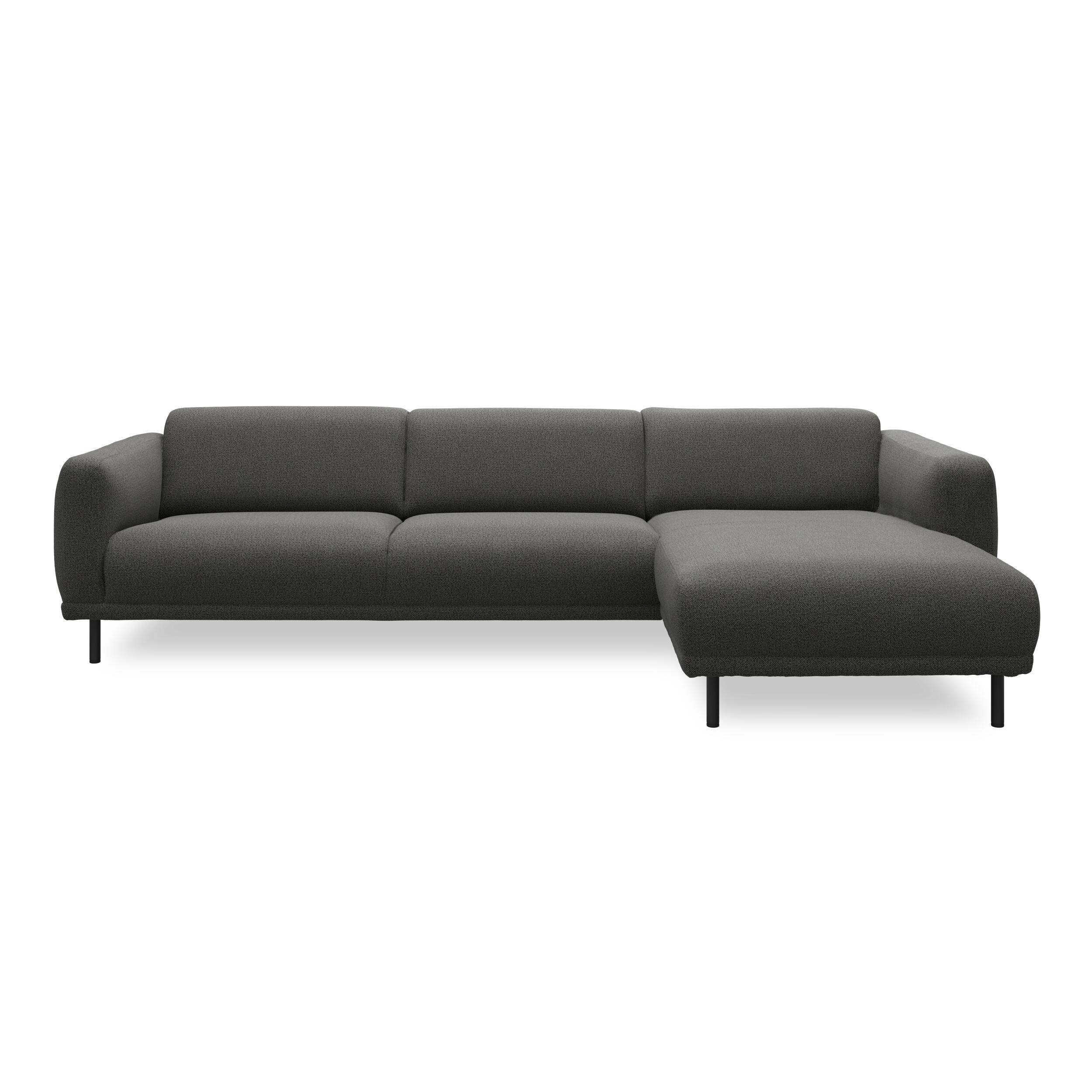Parker højrevendt sofa med chaiselong