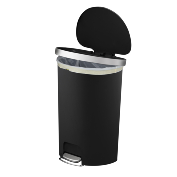 EKO Hana Semi-Round pedaalemmer 55L met ingebouwde wielen