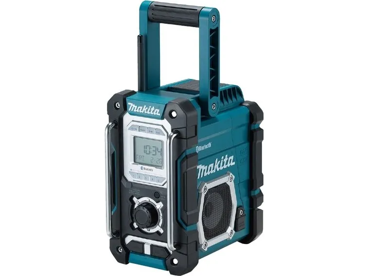 Makita DMR108, Arbejdsområde, AM, FM, 87,5 - 108 MHz, 522 - 1.629 kHz, 7 W, Sort, Blå