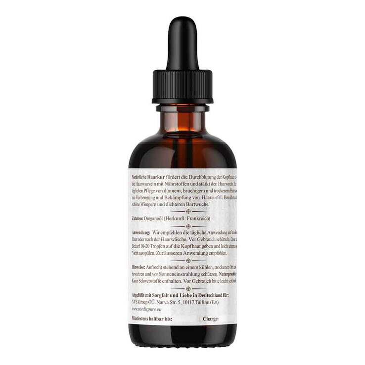 Oregano Öl mit 80% Carvacrol vegan Nordic Pure, 30 ml