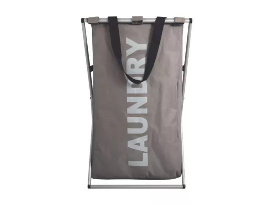 Panier à linge LAUNDRY 50L Taupe MSV