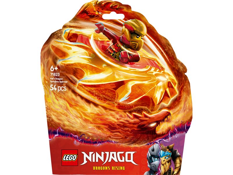 LEGO® Ninjago Kais Drachen-Spinjitzu-Spinner 71823 Spielset mit Spinner und 2 Minifiguren