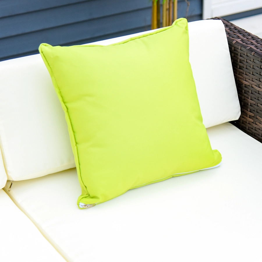 Outsunny Gartenmöbel Set mit Beistelltisch braun
