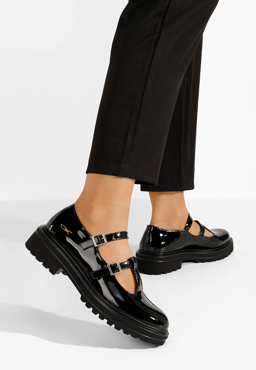 Chaussures casual femme noirs Jacinta