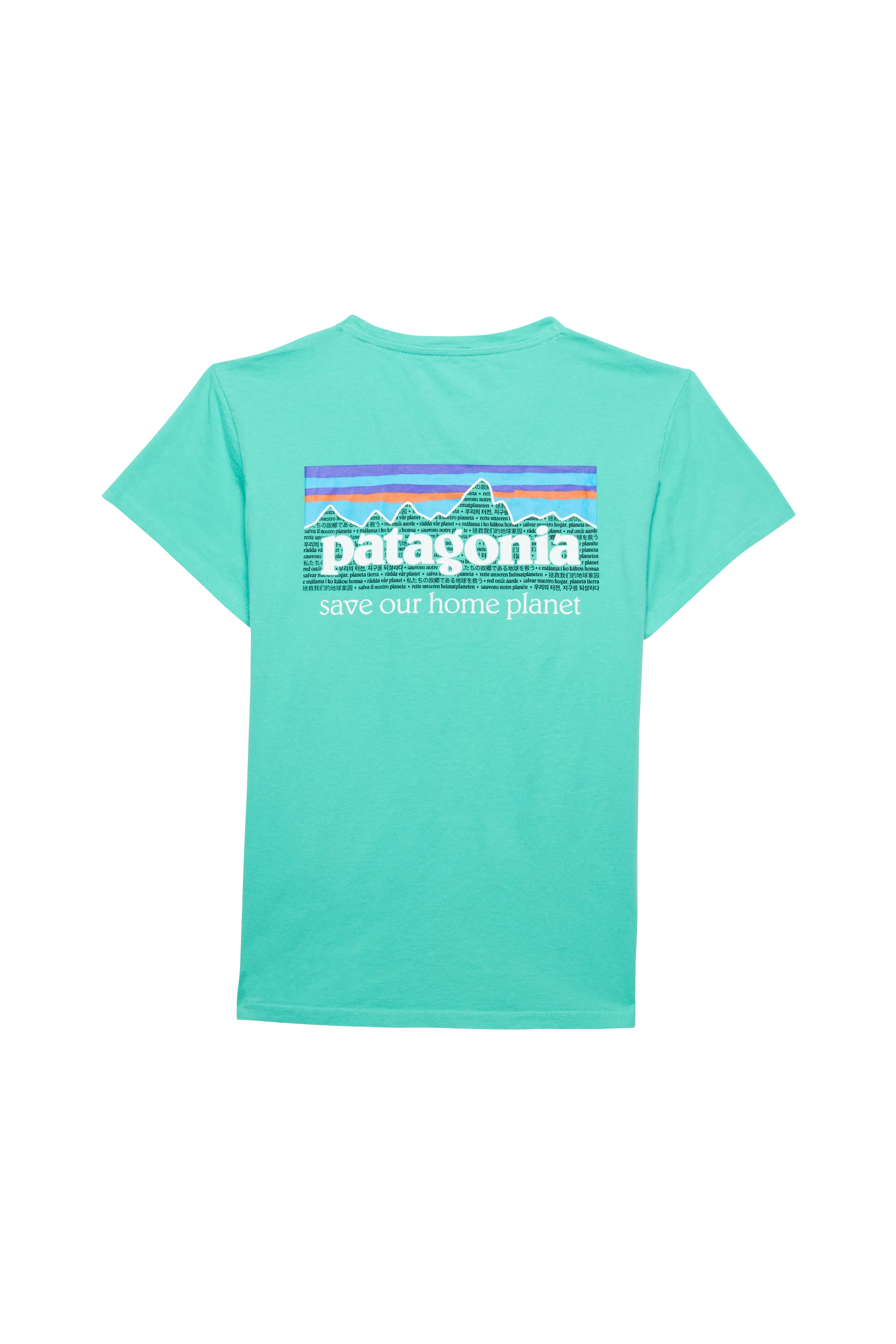 PATAGONIA T-shirt P-6 Mission Organic Multicolore