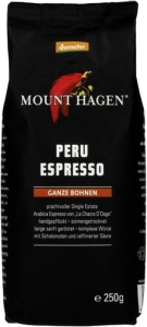 Mount Hagen Espresso Peru Bohnen demeter, 250 g
