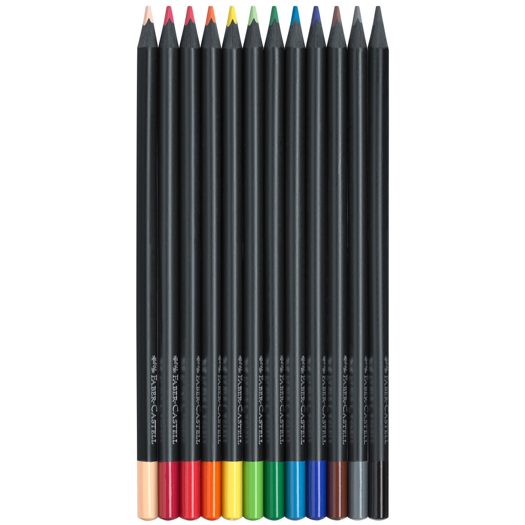 Lápis Cor Black Edition 12 unidades Faber Castell