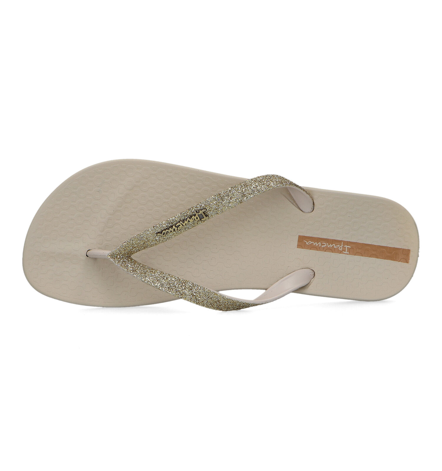 Teenslippers beige
