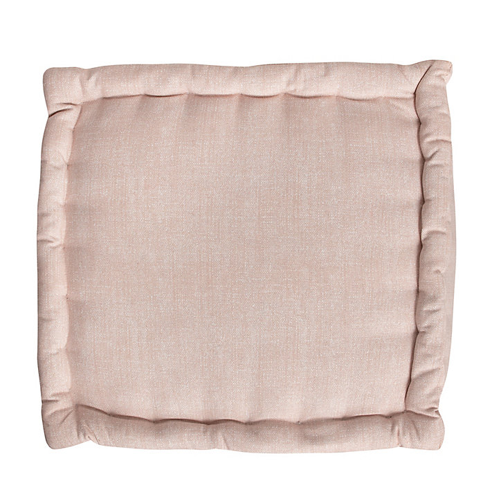 Pouf Soan Chambray JBY Creation rose l.40 x H.30 cm