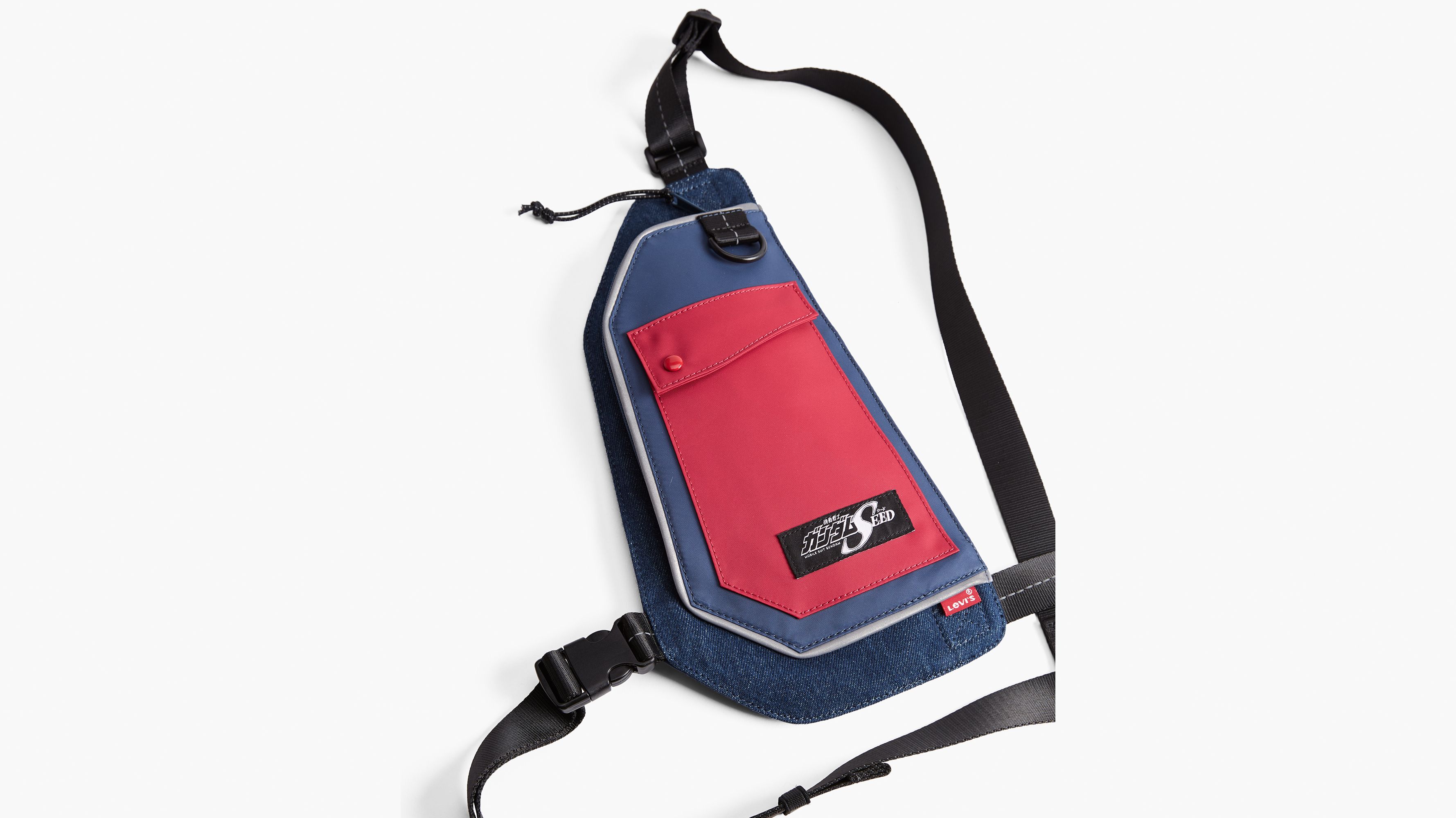 Sacoche harnais Levi's® x Gundam SEED - Freedom Red + Kira Blue - Bleu