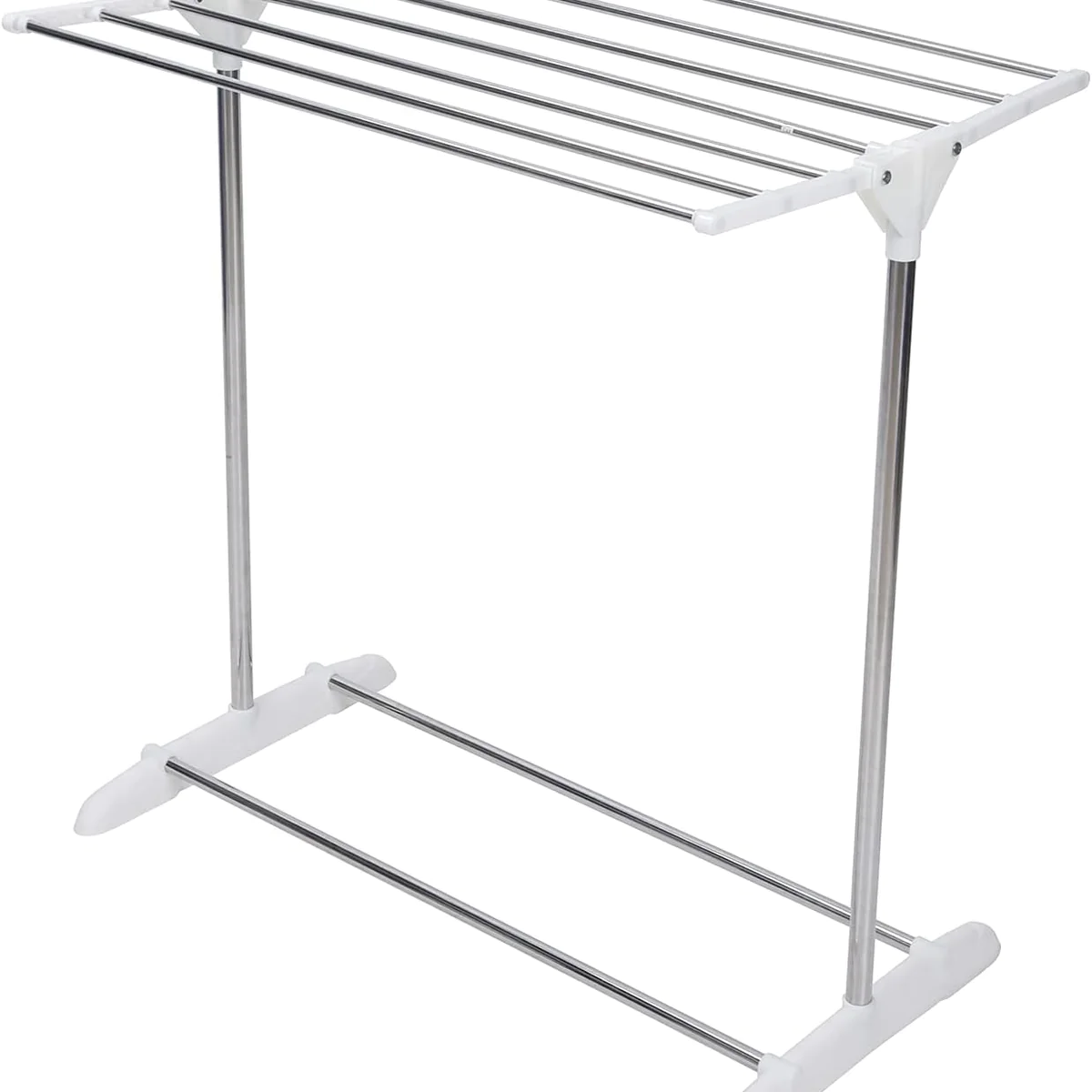 Séchoir à Linge, étendoir à Linge en Acier Inoxydable Pliable blanc Ve