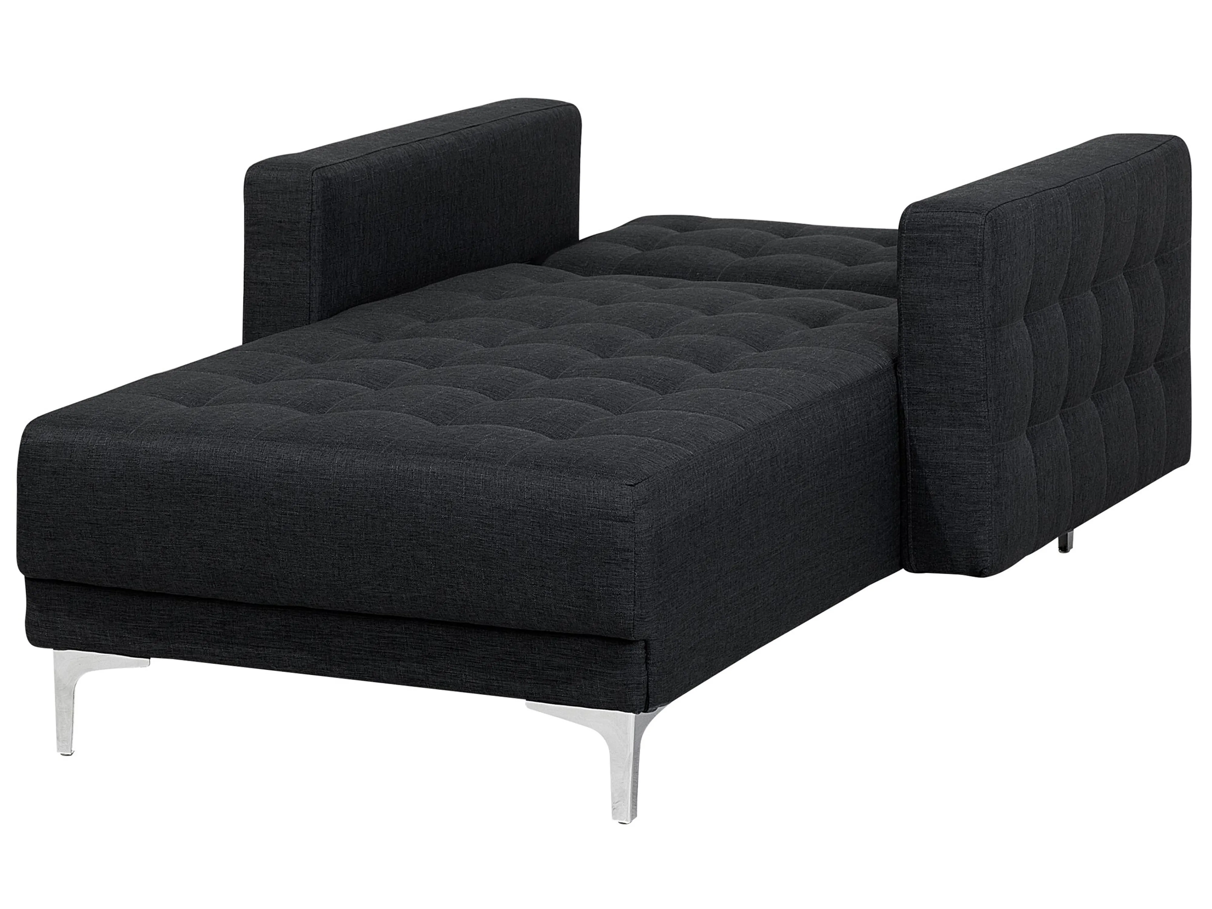 Chaise longue ABERDEEN Stof Grafietgrijs