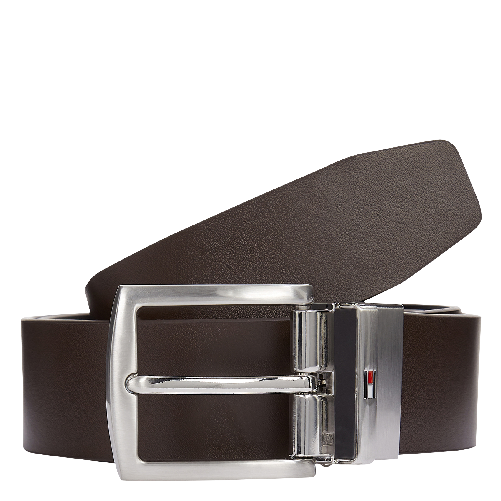 Ceinture en cuir réversible | Noir