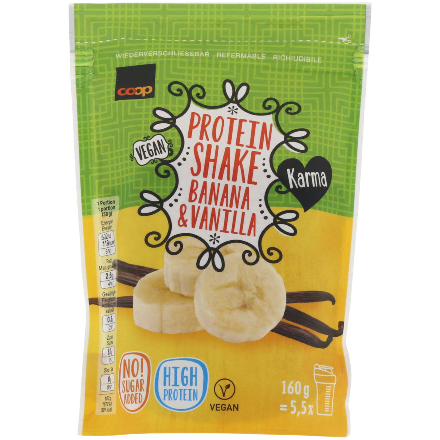 Karma Protein Shake Vanille Banane