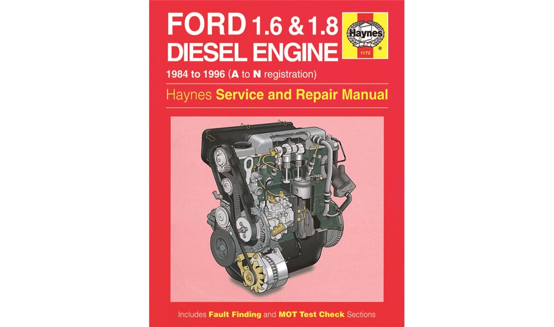 Rep.håndbog Ford 1,6D/1,8D motorer 84-96