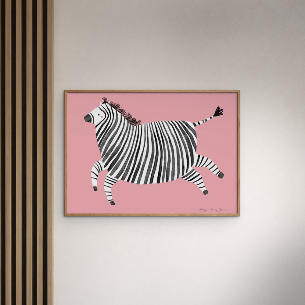 Køb Poster & Frame Wild Apple - Zebra
