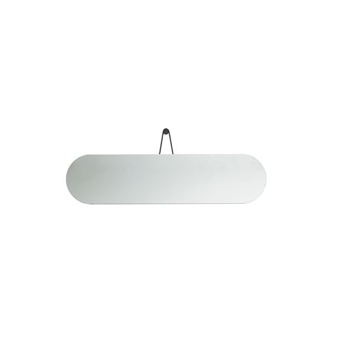 Zone A-Wall Mirror Vægspejl, Black, 30x120 cm