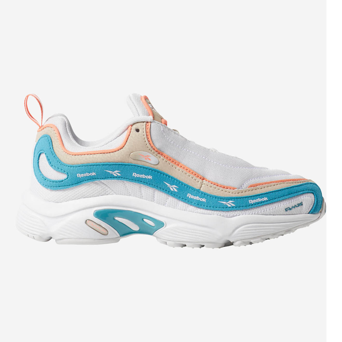 Reebok Baskets Daytona Dmx Mu blanc/turquoise/orange