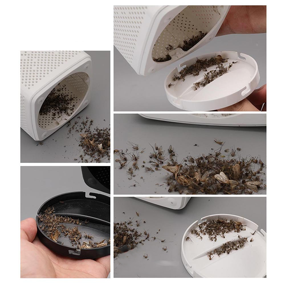 (18x10cm) Elektrische USB Photokatalyse Anti Mücken Insekten Lampe Moskito Falle - Schwarz