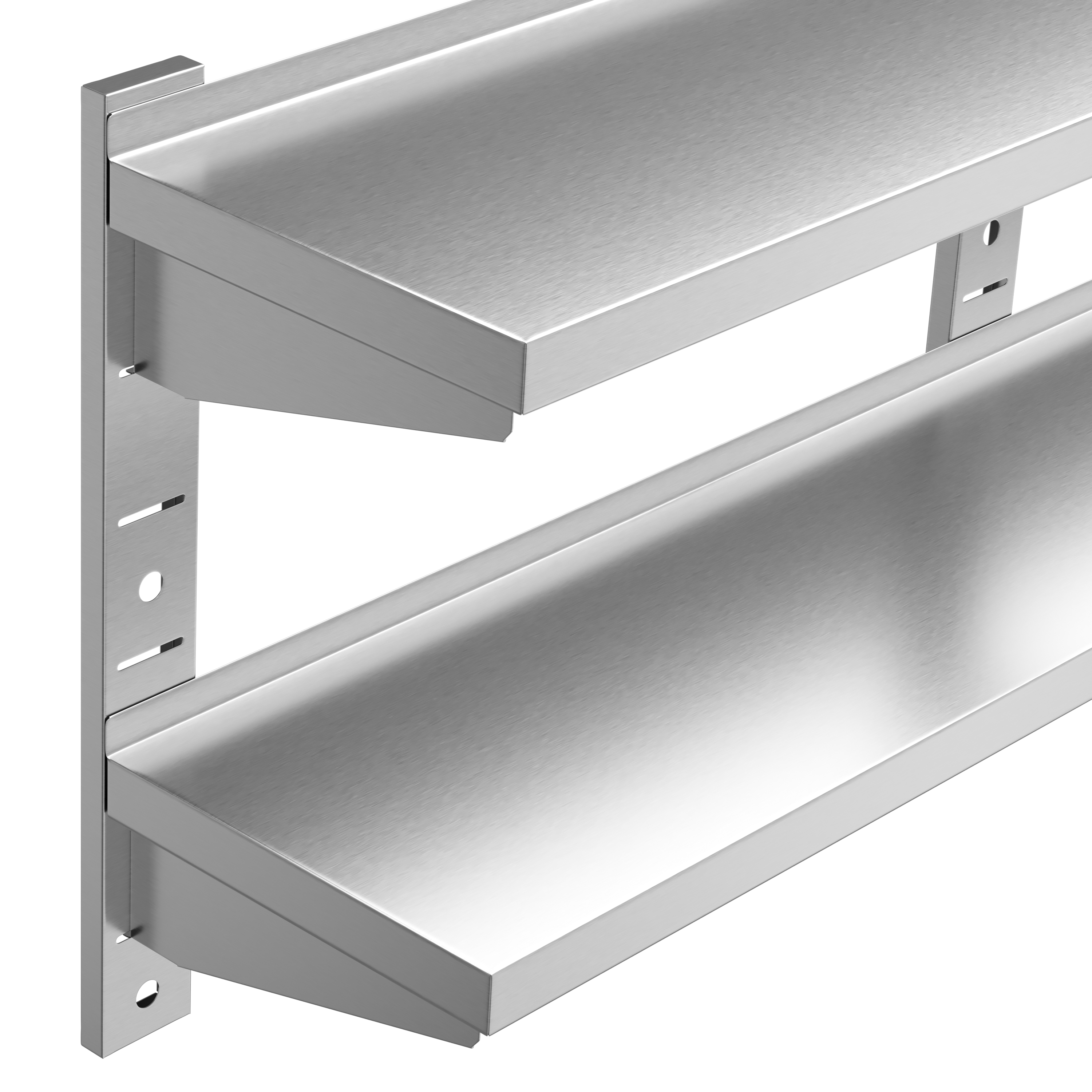 Wandregal Edelstahl Gastro WANJA 80 x 30 x 60 cm