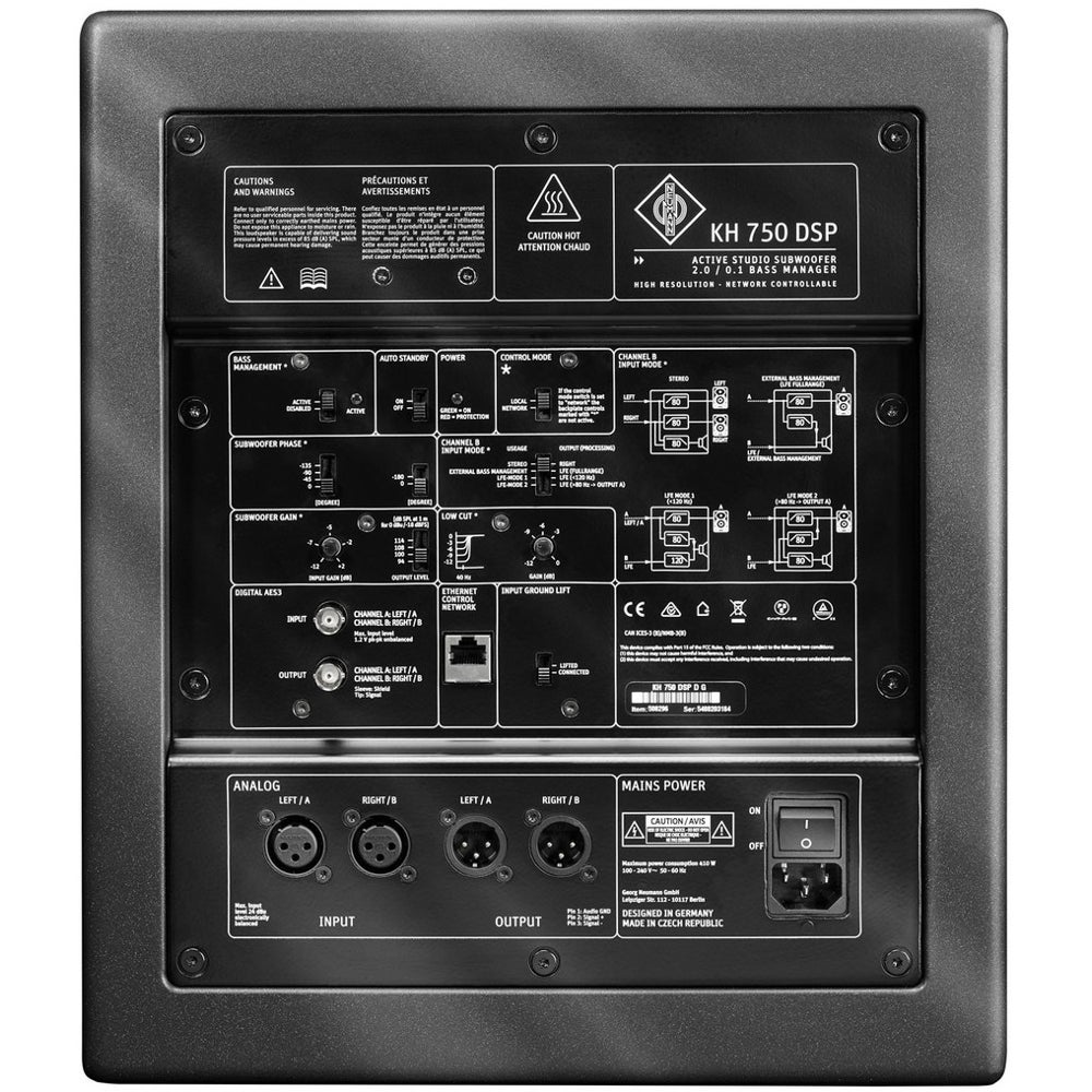 Neumann KH 750 DSP D G studio subwoofer