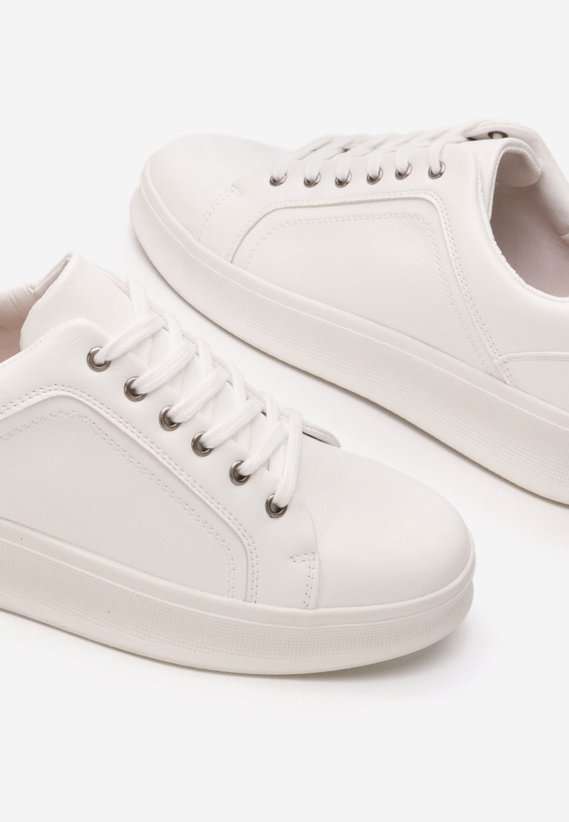 Baskets pour hommes blancs Petru