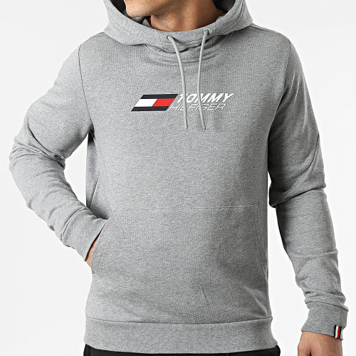 Sweat Capuche Essentials 2742 Gris Chiné