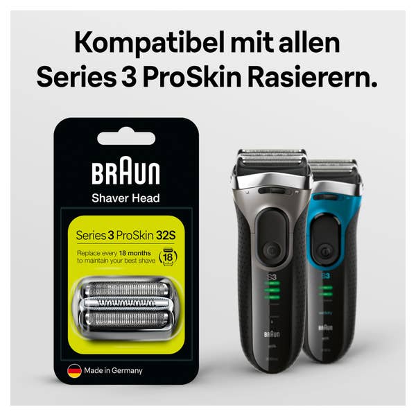 Braun Series 3 32S Elektrorasierer Ersatzscherteil