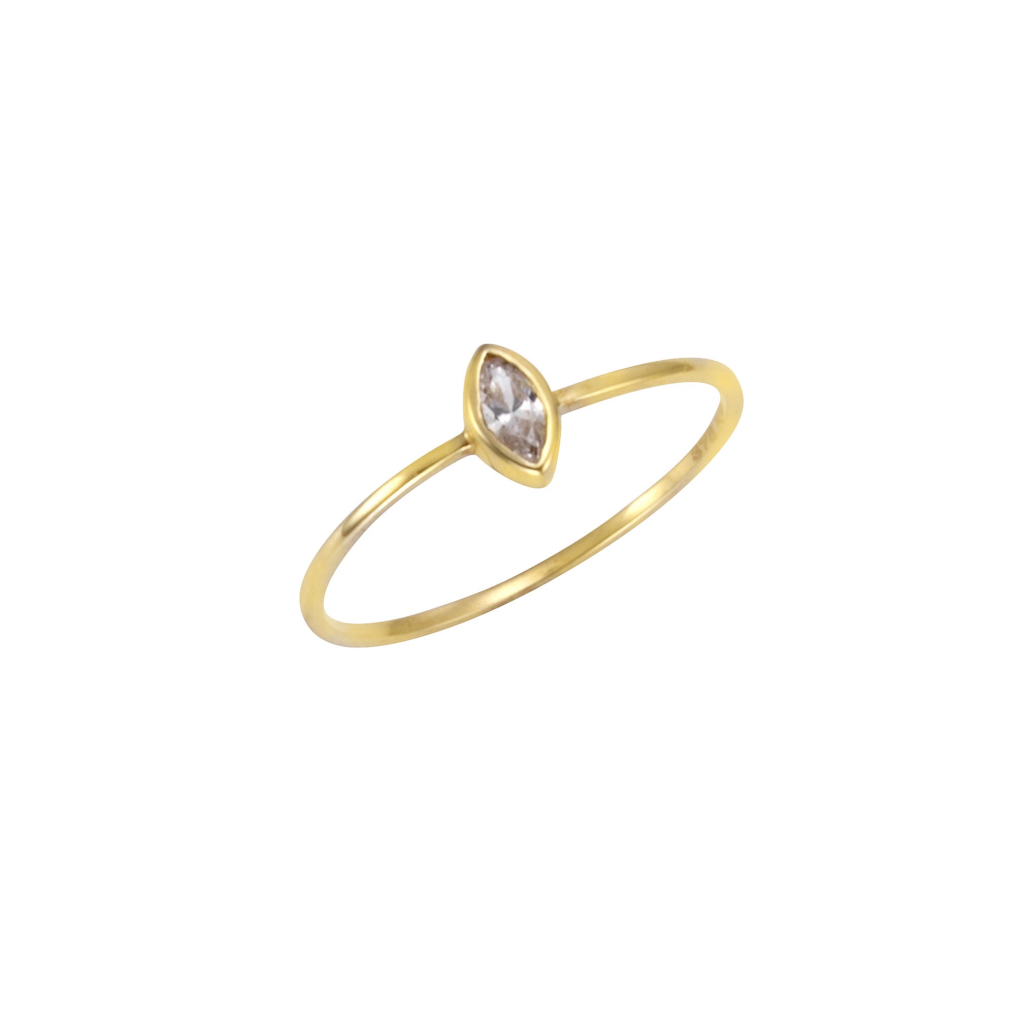 Fascination by Ellen K. Ring Gold 375 Zirkonia weiß