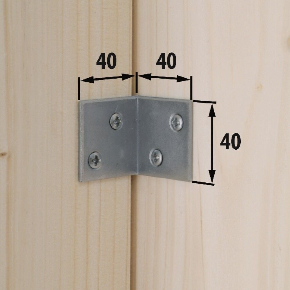 VINKELJERN MAGNODUR 40X40X40X2
