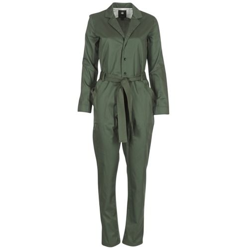 G-Star Raw - DELINE JUMPSUIT WMN L/S - Kaki