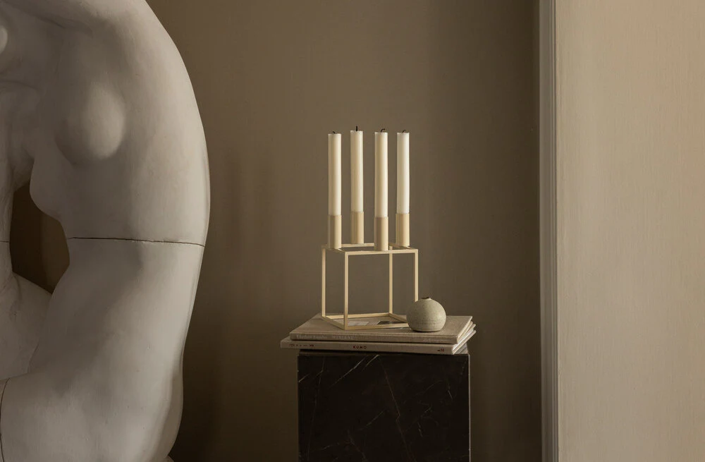 Audo Copenhagen  Kubus 4 lysestage - Ivory