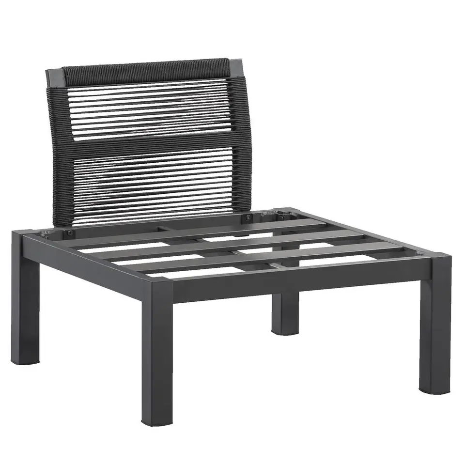 Loungestoel middenelement Ardeche - grijs - 78x72x66 cm
