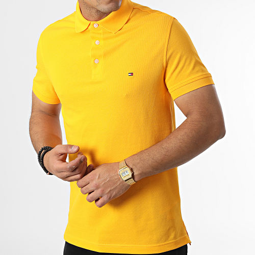 Polo Manches Courtes Slim 7771 Jaune
