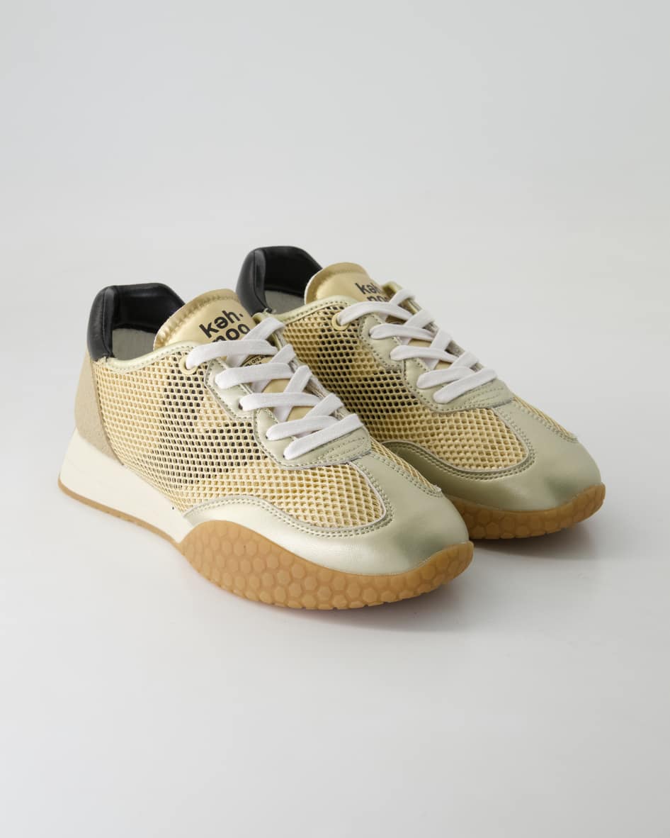 Keh-Noo Disco Sneaker in Gold